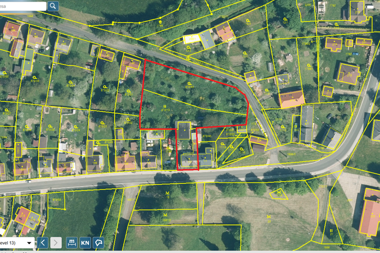 Rodinný dům v obci Lestkov s velkou zahradou 2.732m2 určené k výstavbě RD