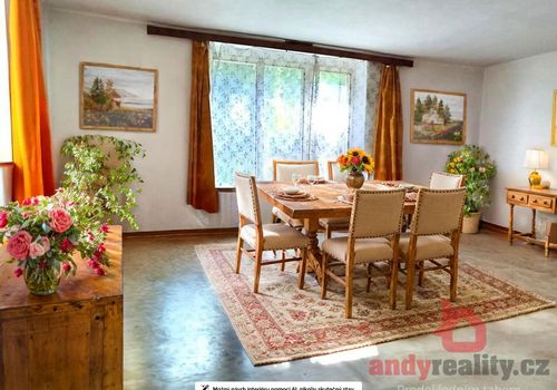 Menší rodinný domek k rekonstrukci se zahradou, v obci Libějovice u Vodňan